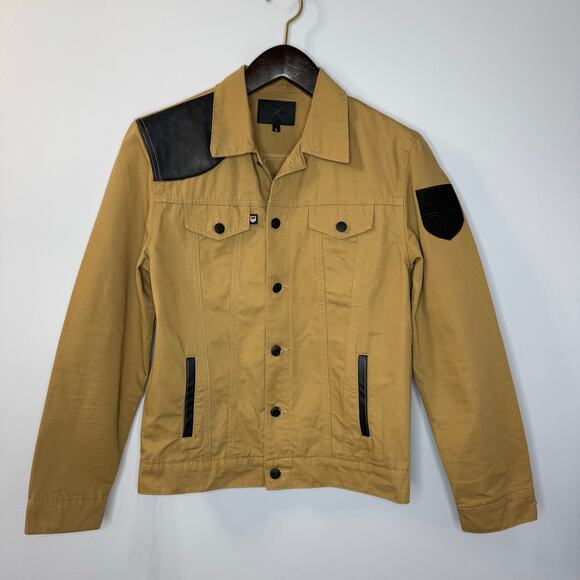 Profound Aesthetic Jacket Mens Tan Cotton Workwear Utility Sz L - Picture 1 of 14